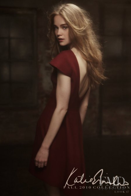 Rosie Tupper featured in  the Katie Ermilio lookbook for Autumn/Winter 2010