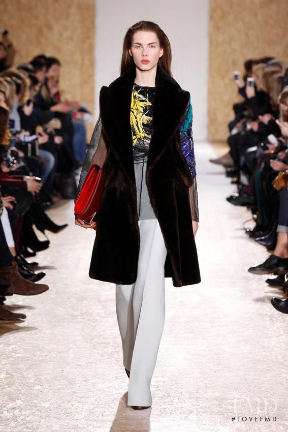Elise Smidt featured in  the Maison Martin Margiela fashion show for Autumn/Winter 2013