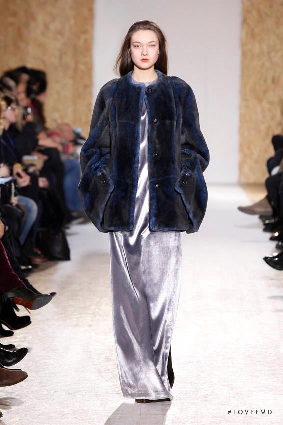 Yumi Lambert featured in  the Maison Martin Margiela fashion show for Autumn/Winter 2013