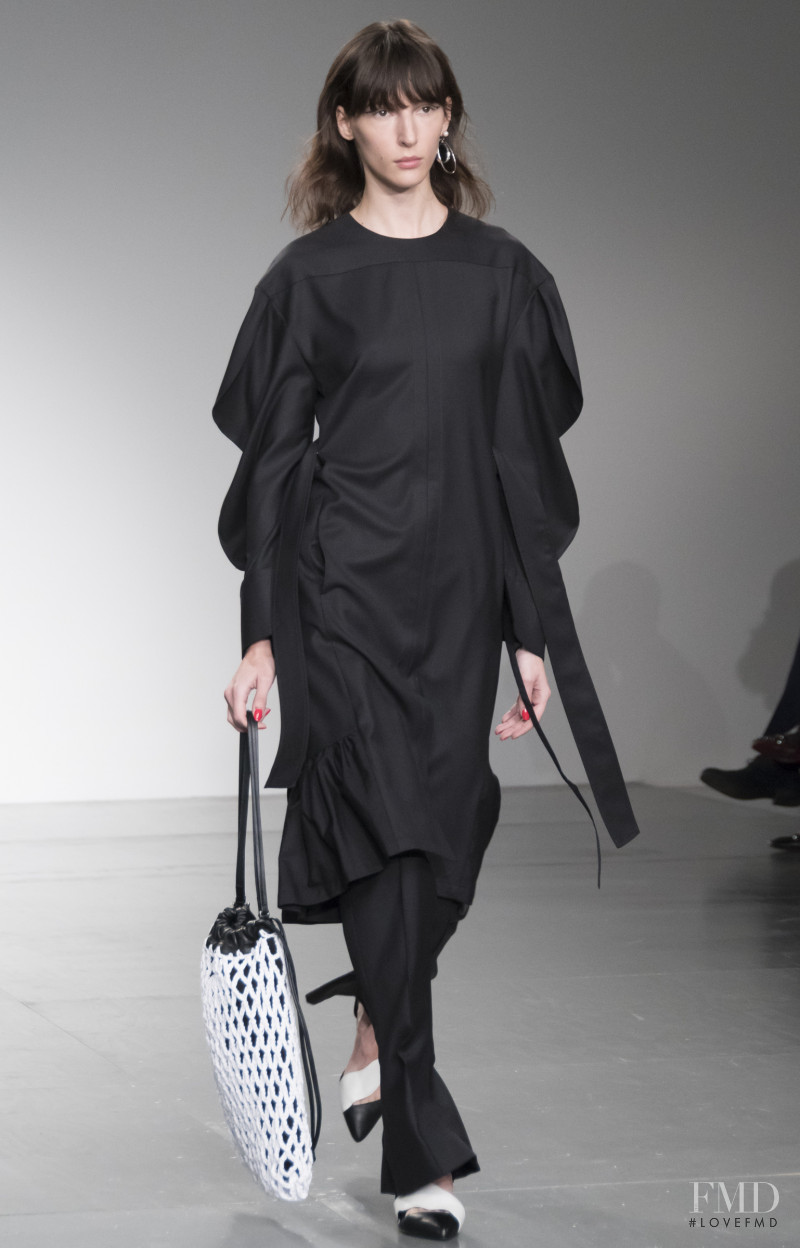 Karolina Laczkowska featured in  the Eudon Choi fashion show for Spring/Summer 2018
