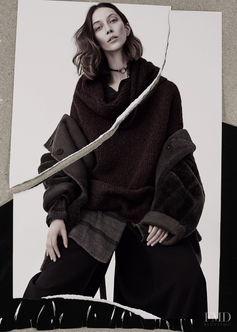 Alana Zimmer featured in  the Annette Gortz advertisement for Autumn/Winter 2017