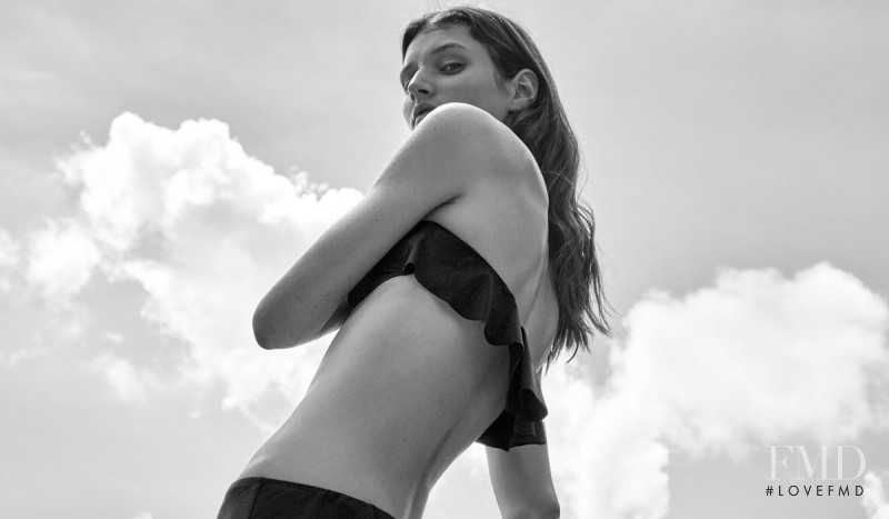 Olivia Jansing featured in  the Araks Swim Collection lookbook for Spring/Summer 2017