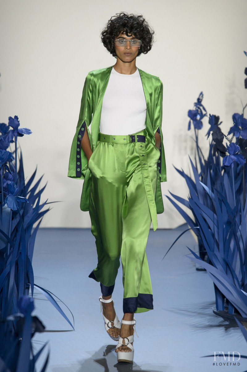 Radhika Nair featured in  the Adam Selman fashion show for Spring/Summer 2018