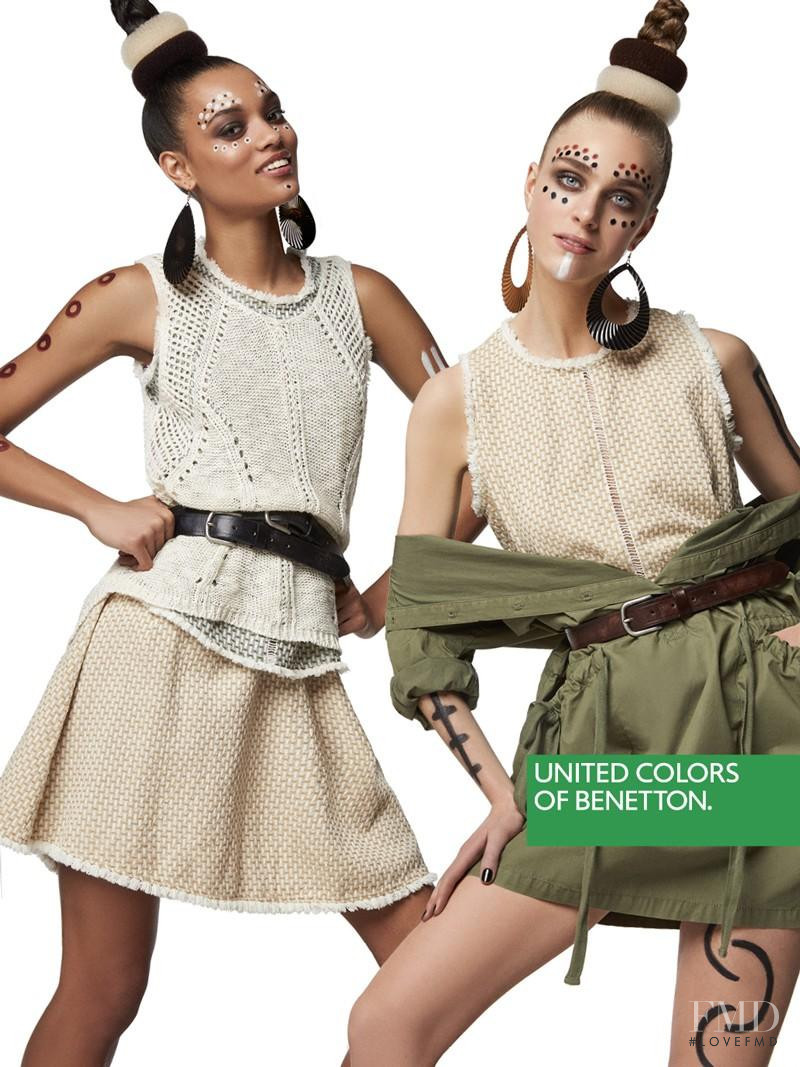 Lameka Fox featured in  the United Colors of Benetton advertisement for Spring/Summer 2017