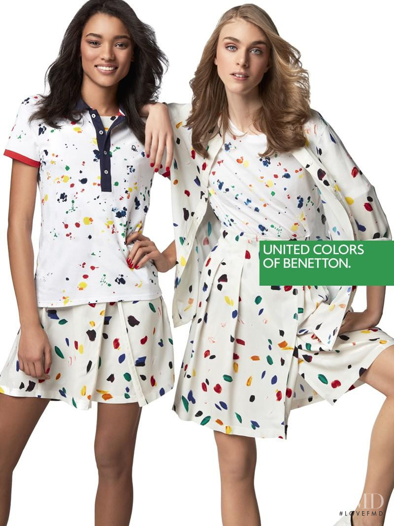 Lameka Fox featured in  the United Colors of Benetton advertisement for Spring/Summer 2017