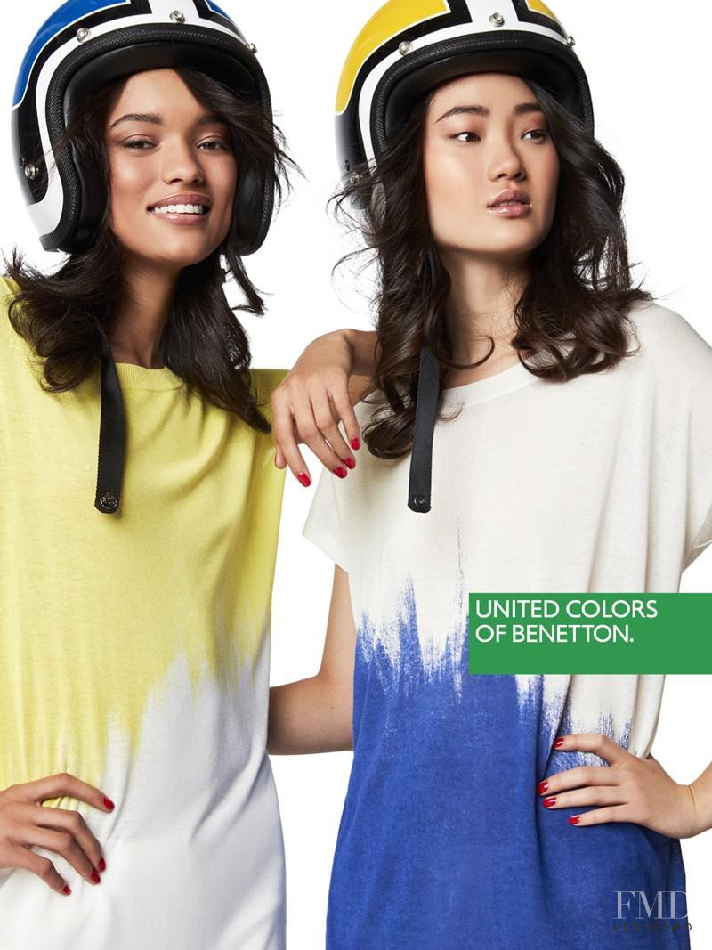 Lameka Fox featured in  the United Colors of Benetton advertisement for Spring/Summer 2017