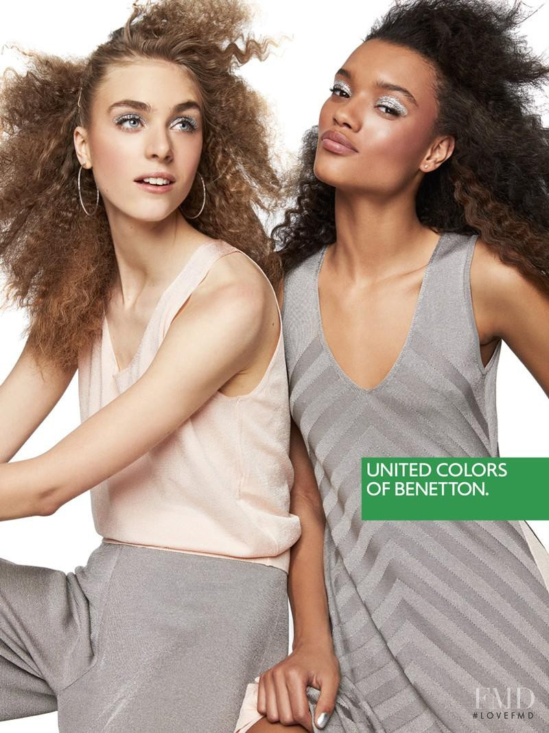 Lameka Fox featured in  the United Colors of Benetton advertisement for Spring/Summer 2017