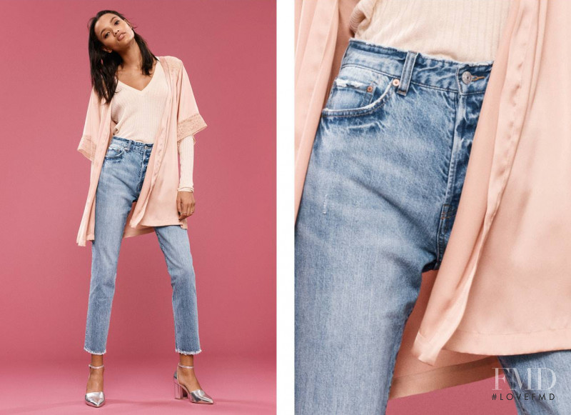 Lameka Fox featured in  the H&M Seven Days of Denim catalogue for Spring 2016