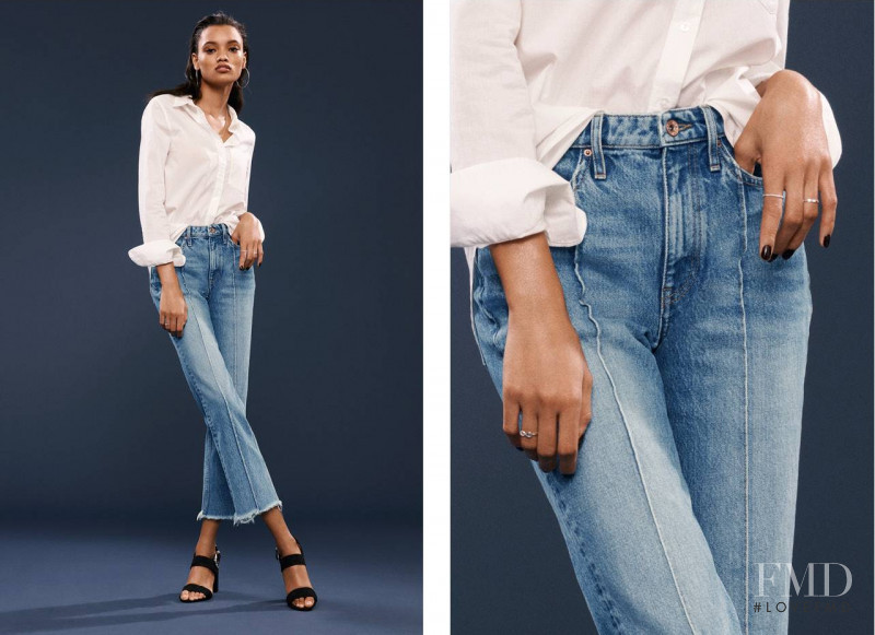 Lameka Fox featured in  the H&M Seven Days of Denim catalogue for Spring 2016