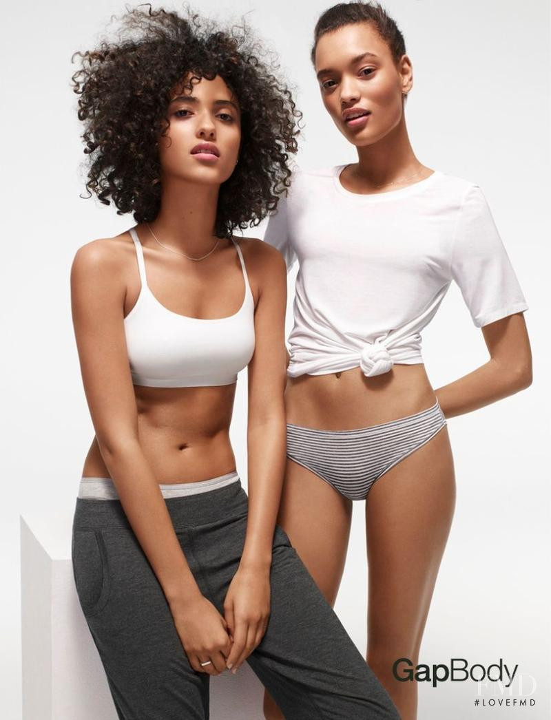 Lameka Fox featured in  the GapBody advertisement for Spring/Summer 2017