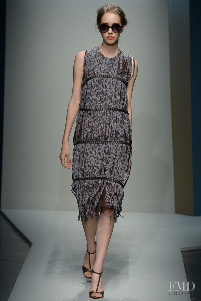 Ria Serebryakova featured in  the DAKS fashion show for Spring/Summer 2015