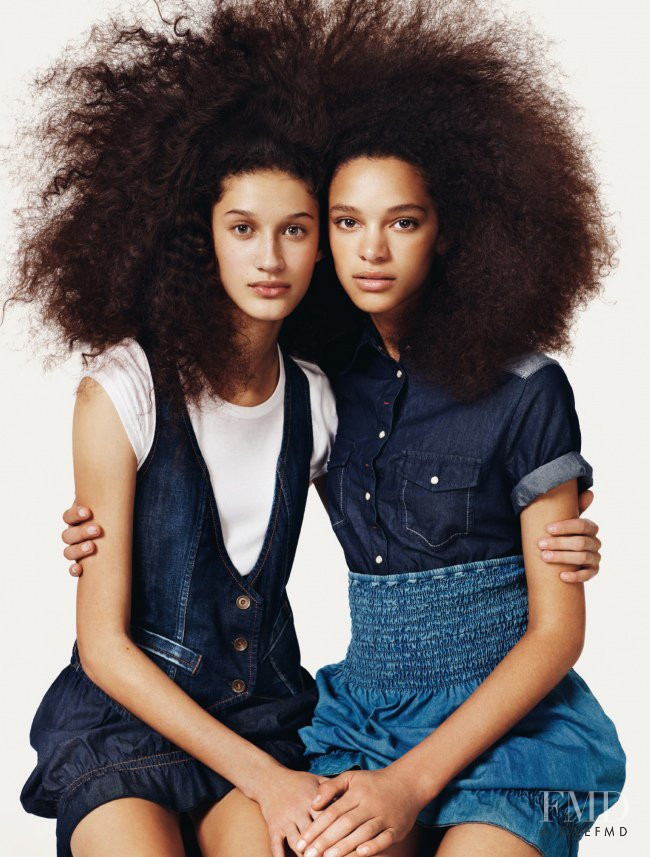 Frida Munting featured in  the United Colors of Benetton advertisement for Spring/Summer 2010