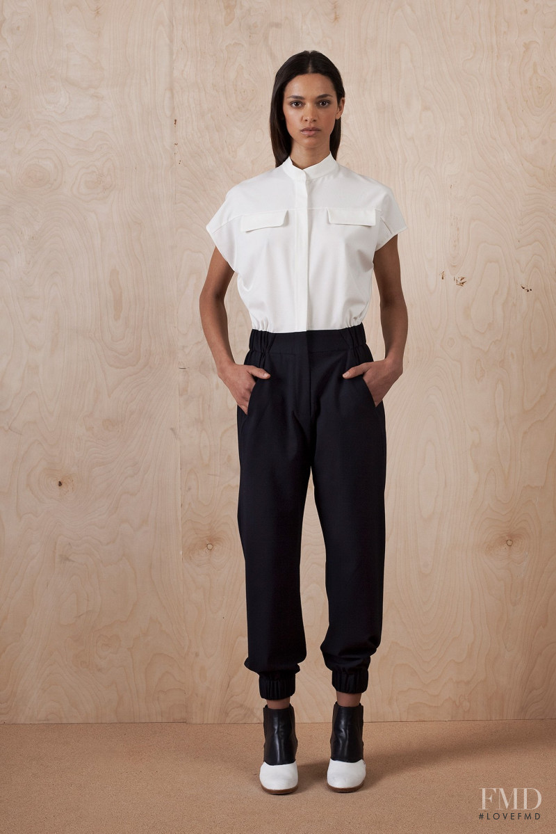 Frida Munting featured in  the Zero + Maria Cornejo lookbook for Pre-Fall 2015