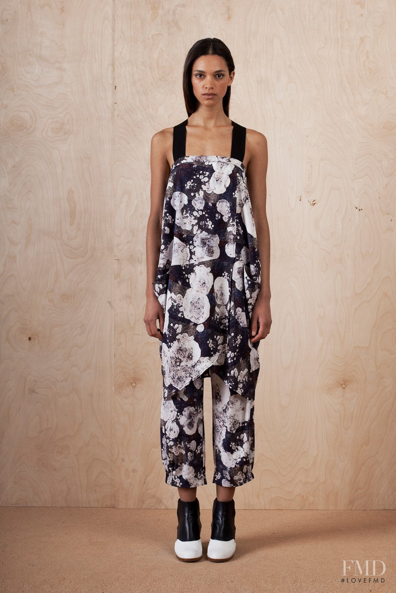 Frida Munting featured in  the Zero + Maria Cornejo lookbook for Pre-Fall 2015