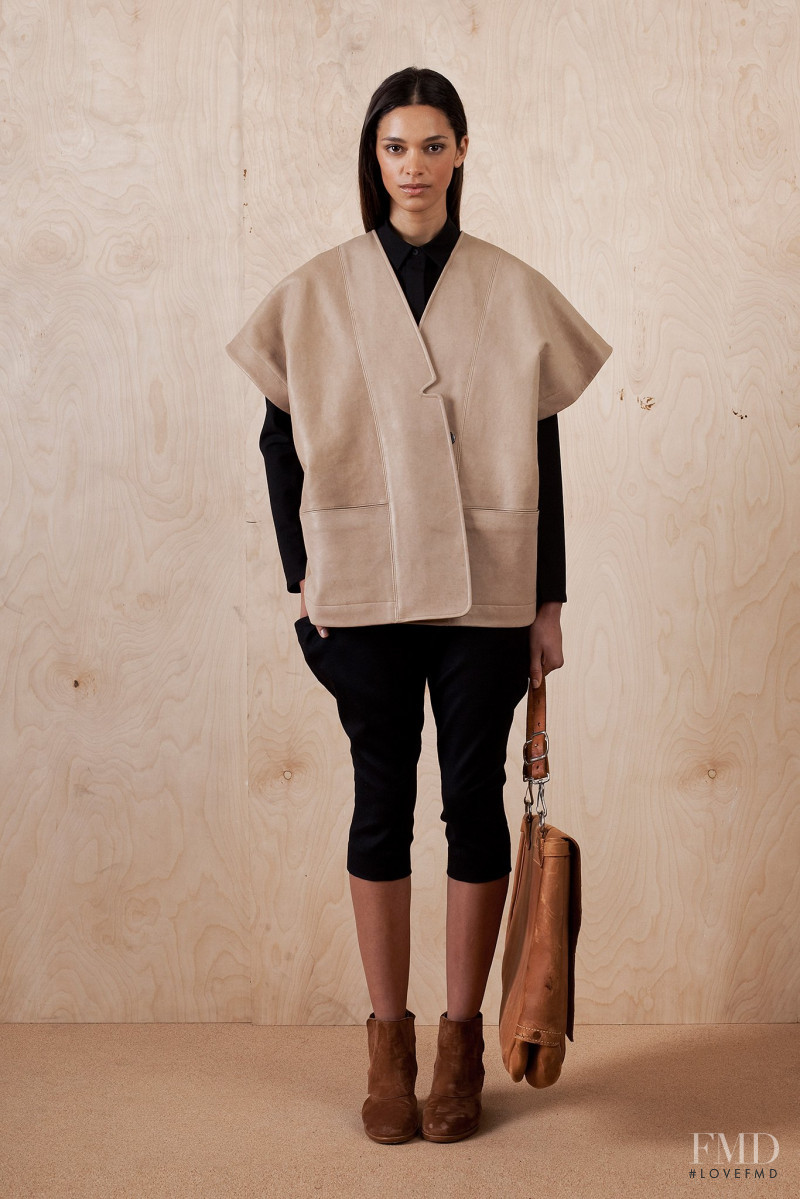 Frida Munting featured in  the Zero + Maria Cornejo lookbook for Pre-Fall 2015