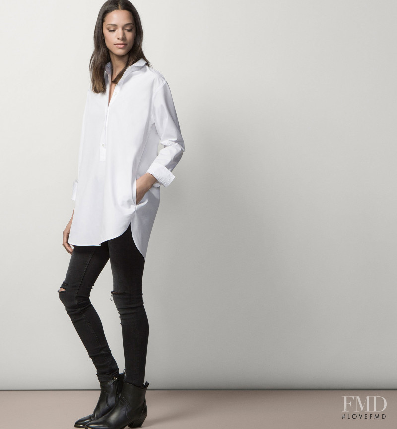 Frida Munting featured in  the Massimo Dutti lookbook for Autumn/Winter 2015