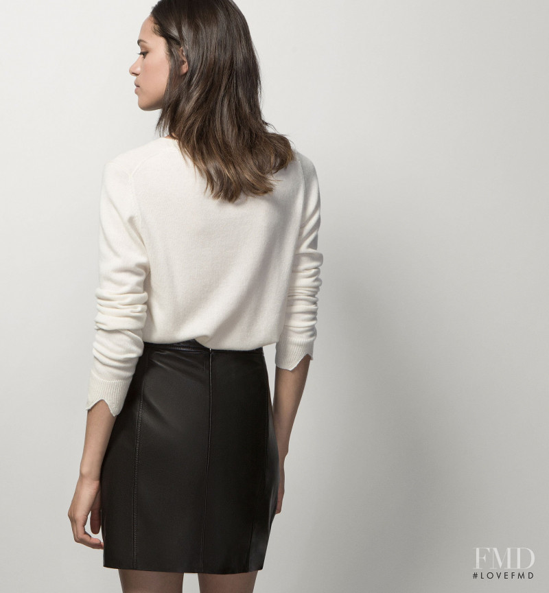 Frida Munting featured in  the Massimo Dutti lookbook for Autumn/Winter 2015