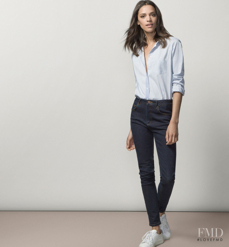 Frida Munting featured in  the Massimo Dutti lookbook for Autumn/Winter 2015