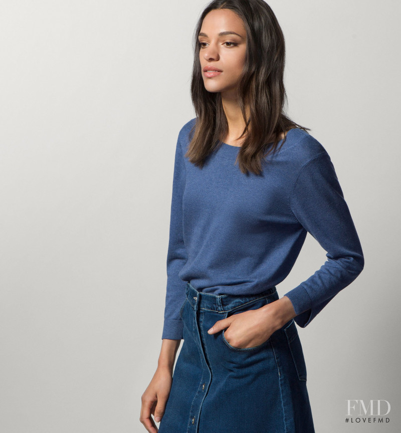 Frida Munting featured in  the Massimo Dutti lookbook for Autumn/Winter 2015