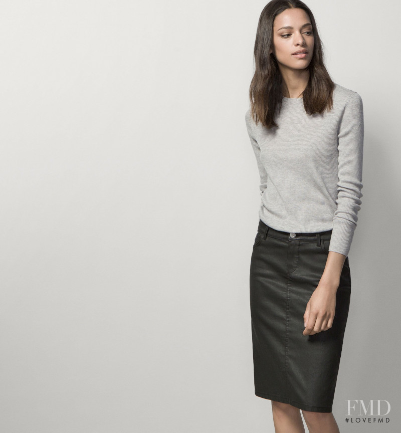 Frida Munting featured in  the Massimo Dutti lookbook for Autumn/Winter 2015