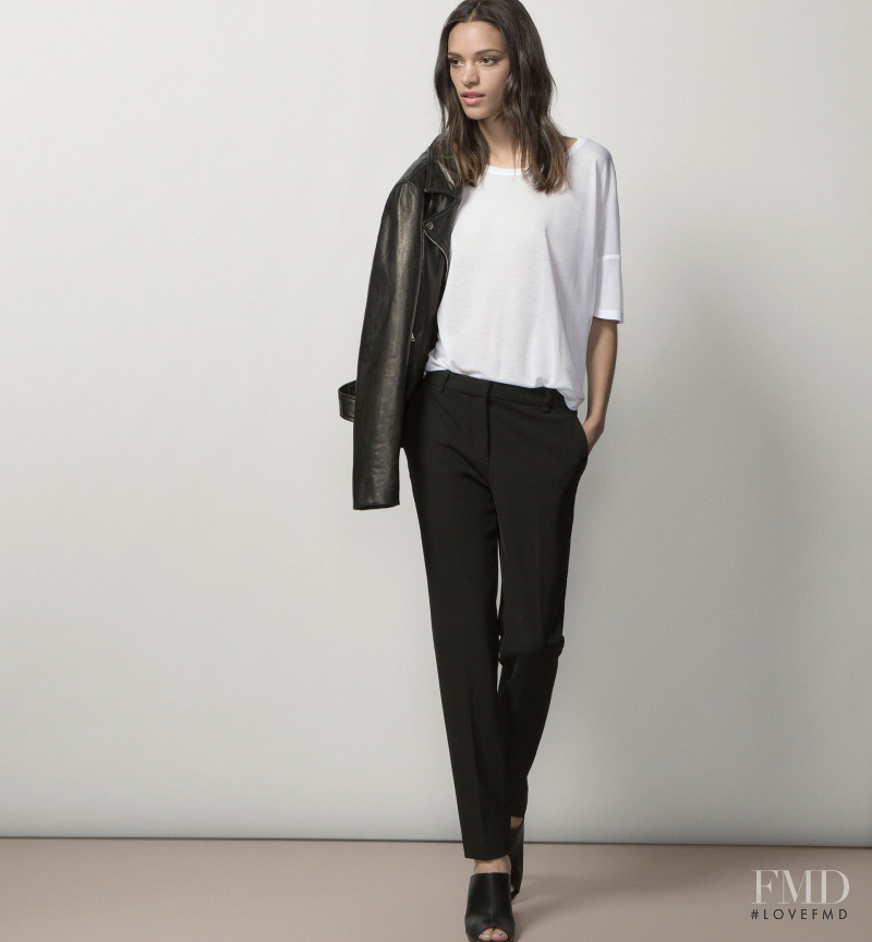 Frida Munting featured in  the Massimo Dutti lookbook for Autumn/Winter 2015