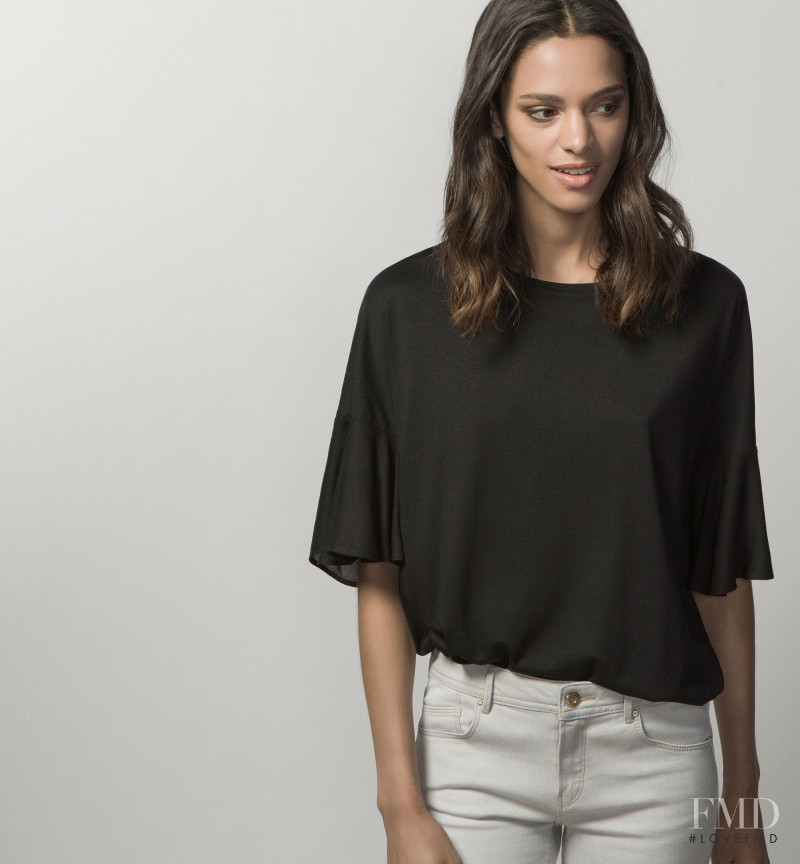 Frida Munting featured in  the Massimo Dutti lookbook for Autumn/Winter 2015