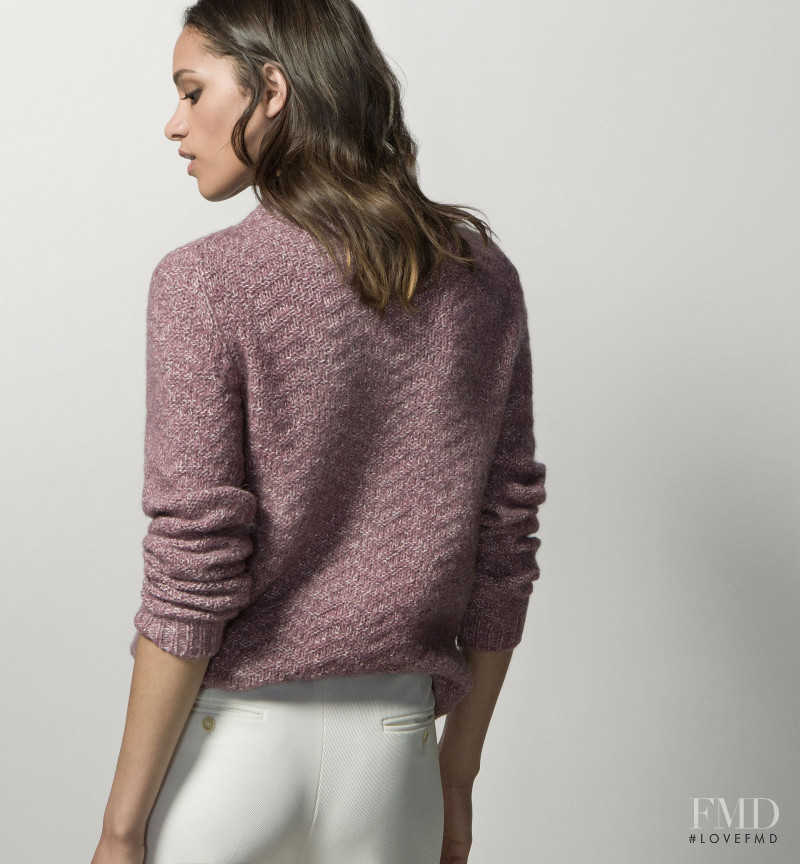 Frida Munting featured in  the Massimo Dutti lookbook for Autumn/Winter 2015