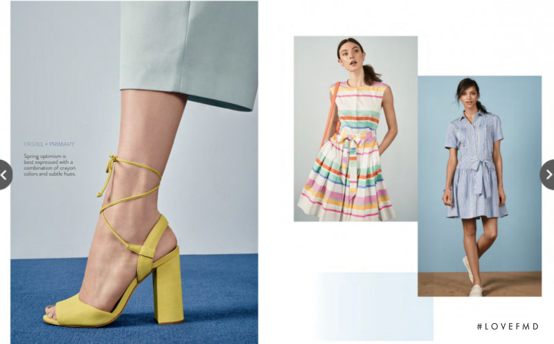 Frida Munting featured in  the Nordstrom catalogue for Spring 2016