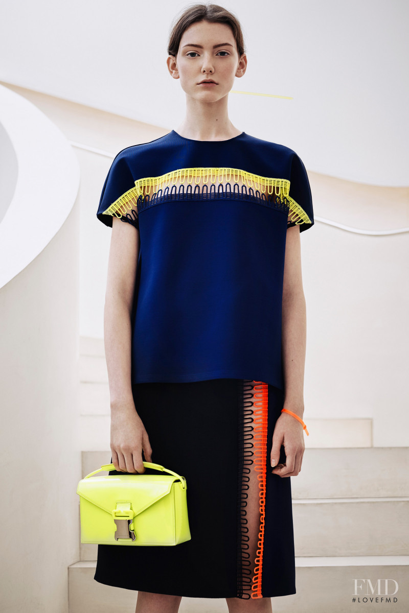 Allyson Chalmers featured in  the Christopher Kane lookbook for Pre-Fall 2016