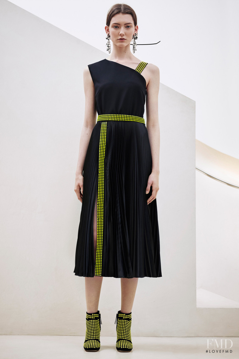 Allyson Chalmers featured in  the Christopher Kane lookbook for Pre-Fall 2016