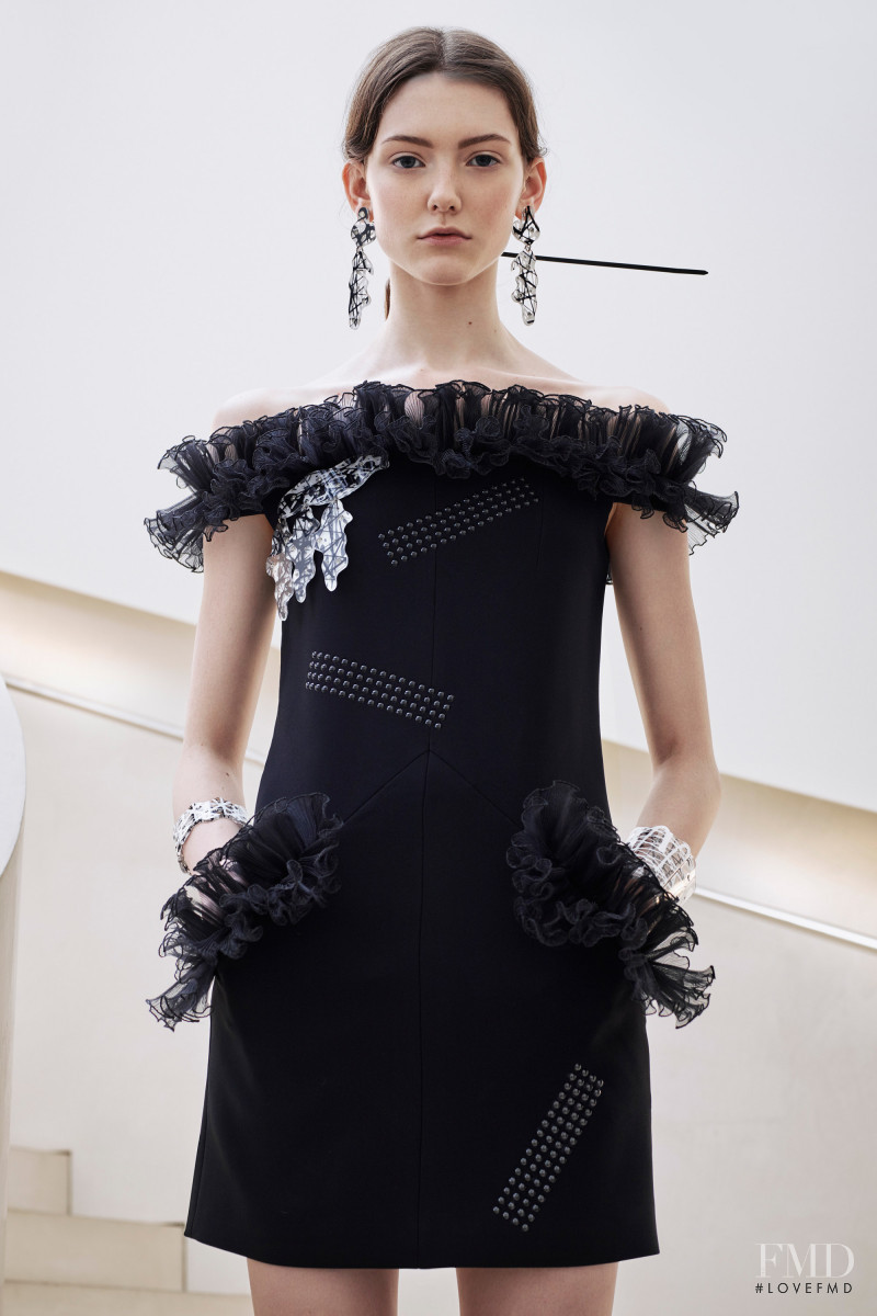 Allyson Chalmers featured in  the Christopher Kane lookbook for Pre-Fall 2016