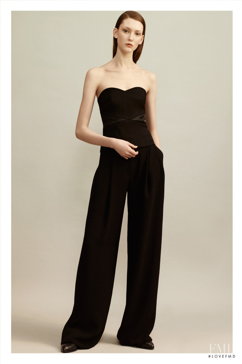 Allyson Chalmers featured in  the Yigal Azrouel lookbook for Pre-Fall 2016