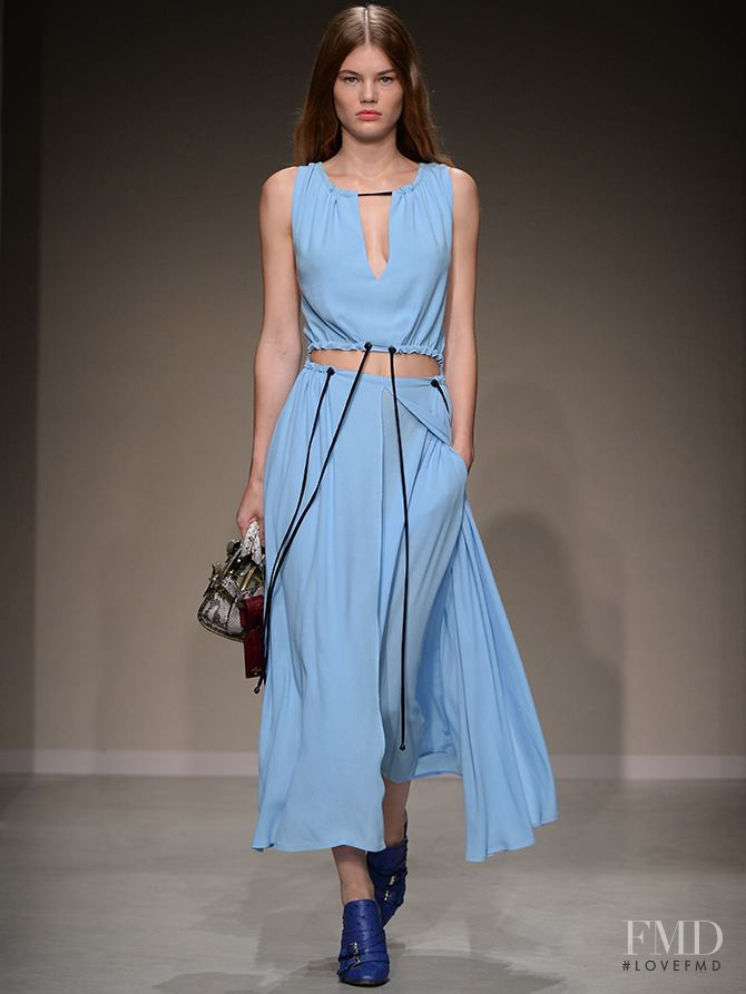 Myrthe Bolt featured in  the Trussardi fashion show for Spring/Summer 2018