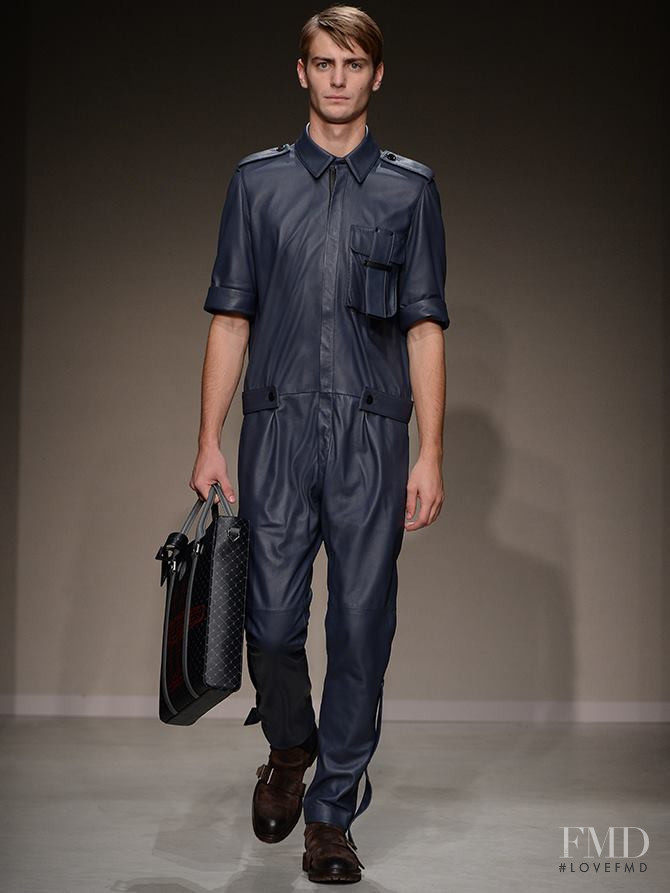 Ben Allen featured in  the Trussardi fashion show for Spring/Summer 2018