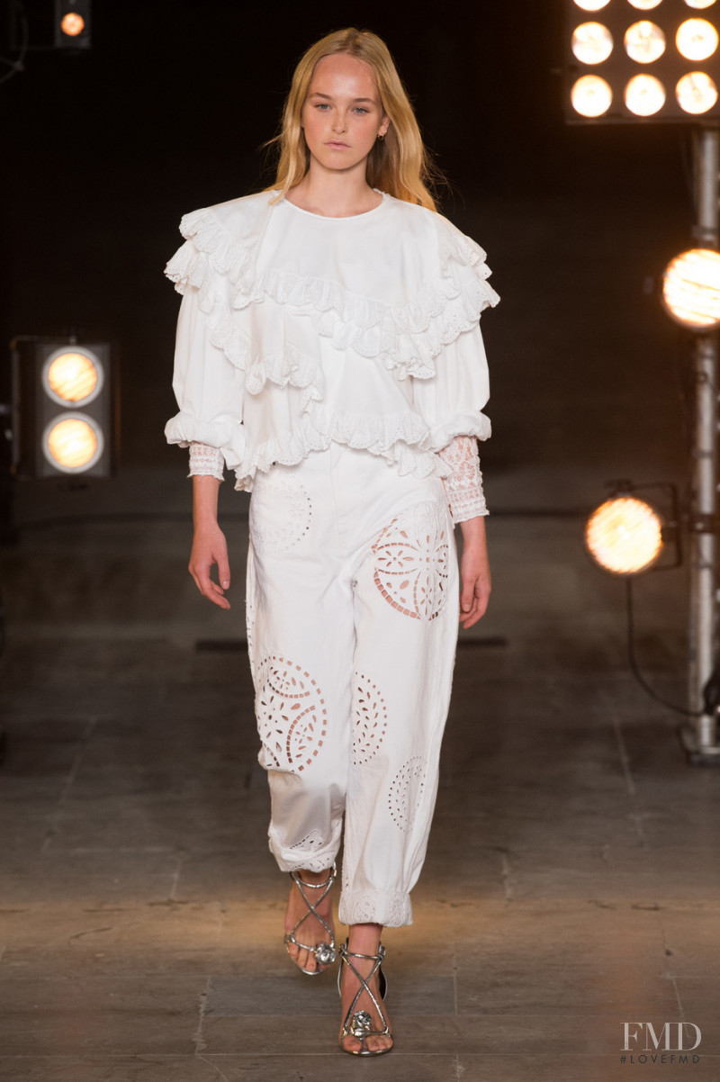 Jean Campbell featured in  the Isabel Marant fashion show for Spring/Summer 2018