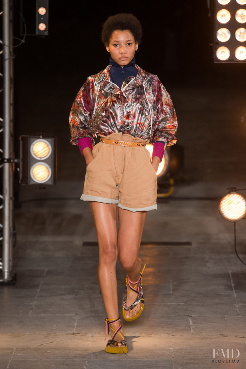 Lineisy Montero featured in  the Isabel Marant fashion show for Spring/Summer 2018