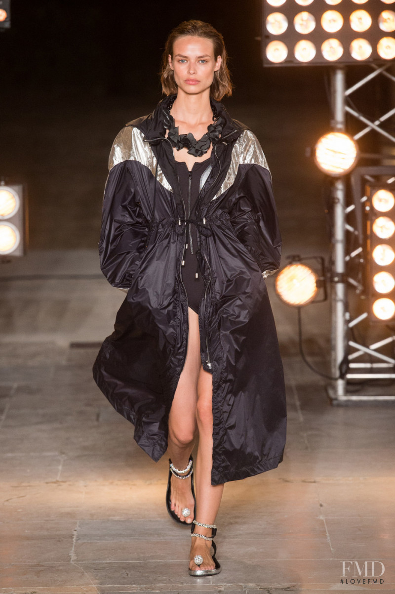 Birgit Kos featured in  the Isabel Marant fashion show for Spring/Summer 2018