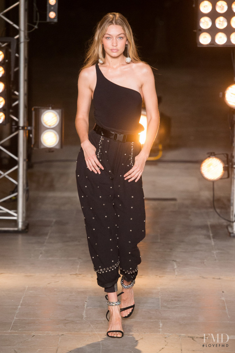 Gigi Hadid featured in  the Isabel Marant fashion show for Spring/Summer 2018