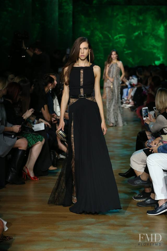 Lea Julian featured in  the Elie Saab fashion show for Spring/Summer 2018