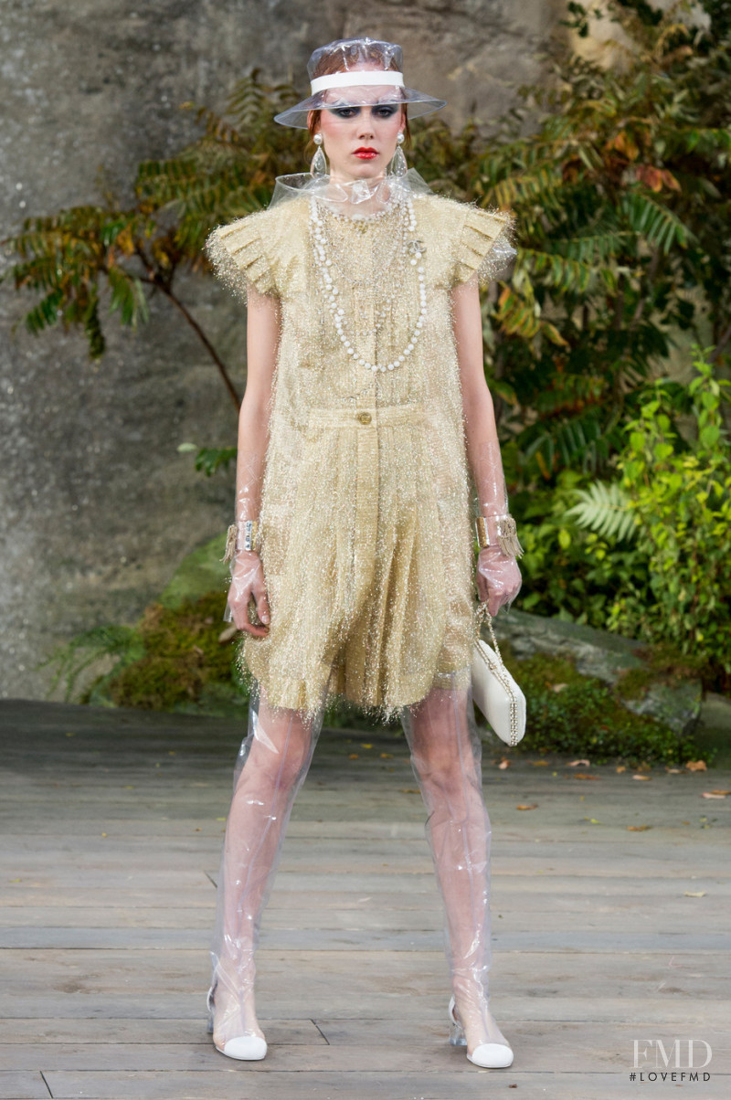 Kiki Willems featured in  the Chanel fashion show for Spring/Summer 2018