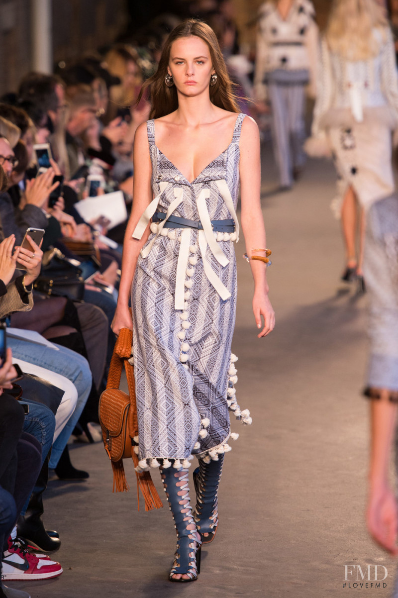 Lea Holzfuss featured in  the Altuzarra fashion show for Spring/Summer 2018