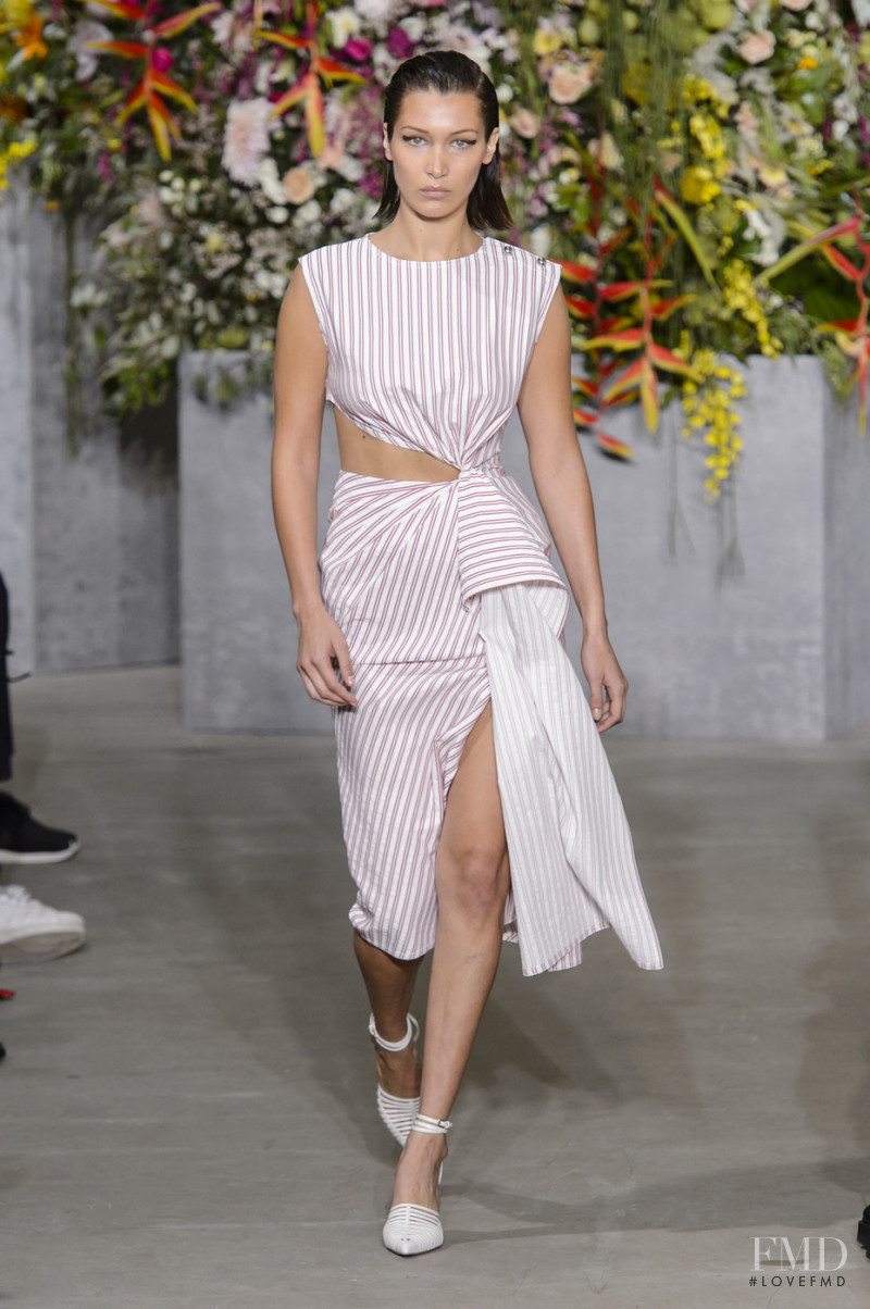 Bella Hadid featured in  the Jason Wu fashion show for Spring/Summer 2018