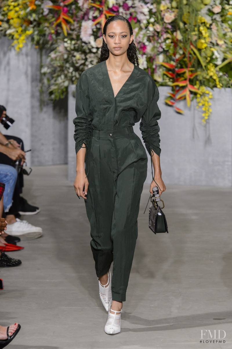 Selena Forrest featured in  the Jason Wu fashion show for Spring/Summer 2018