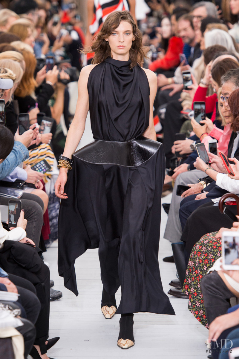 Ansley Gulielmi featured in  the Celine fashion show for Spring/Summer 2018