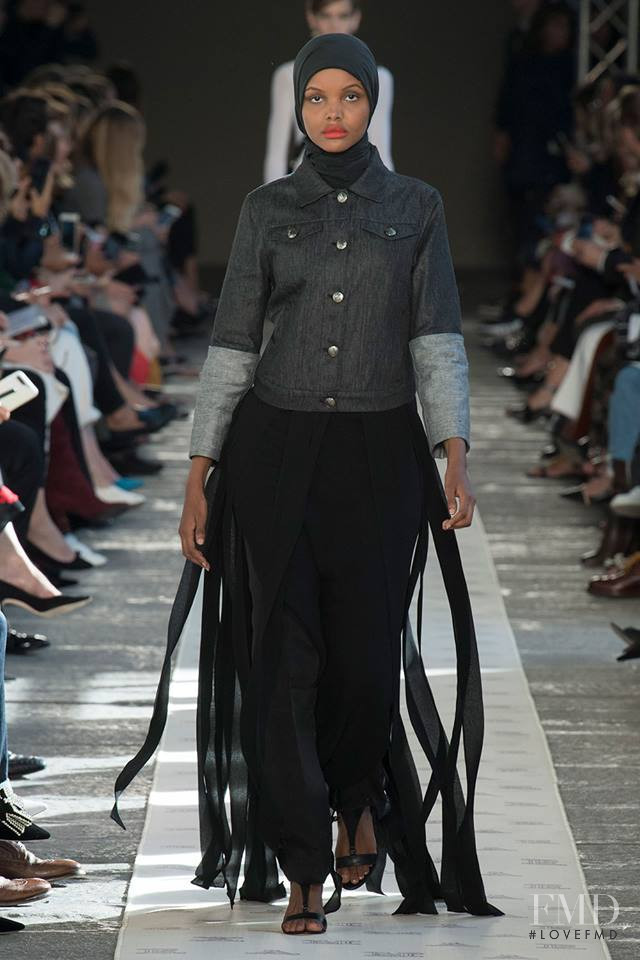 Halima Aden featured in  the Max Mara fashion show for Spring/Summer 2018