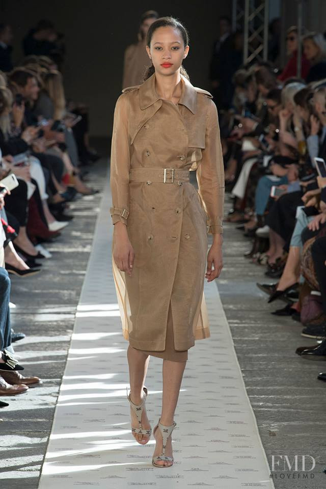 Selena Forrest featured in  the Max Mara fashion show for Spring/Summer 2018