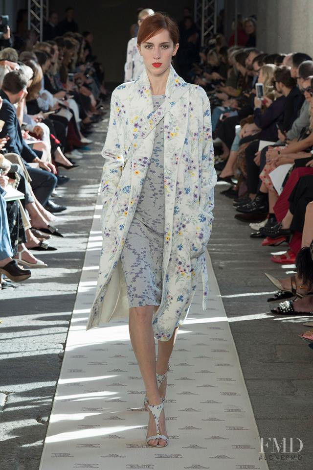 Teddy Quinlivan featured in  the Max Mara fashion show for Spring/Summer 2018