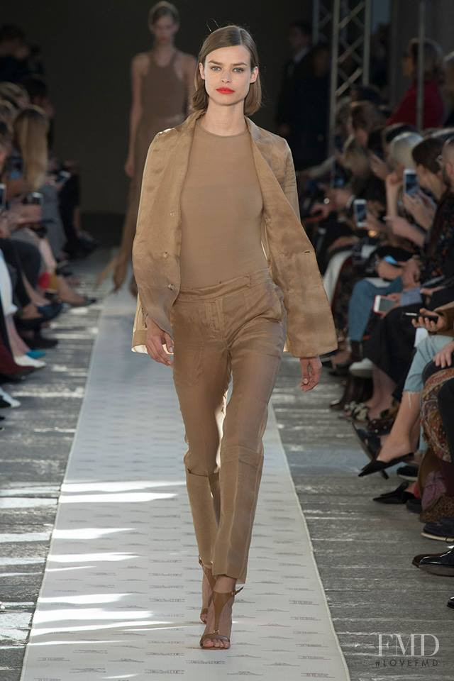 Birgit Kos featured in  the Max Mara fashion show for Spring/Summer 2018