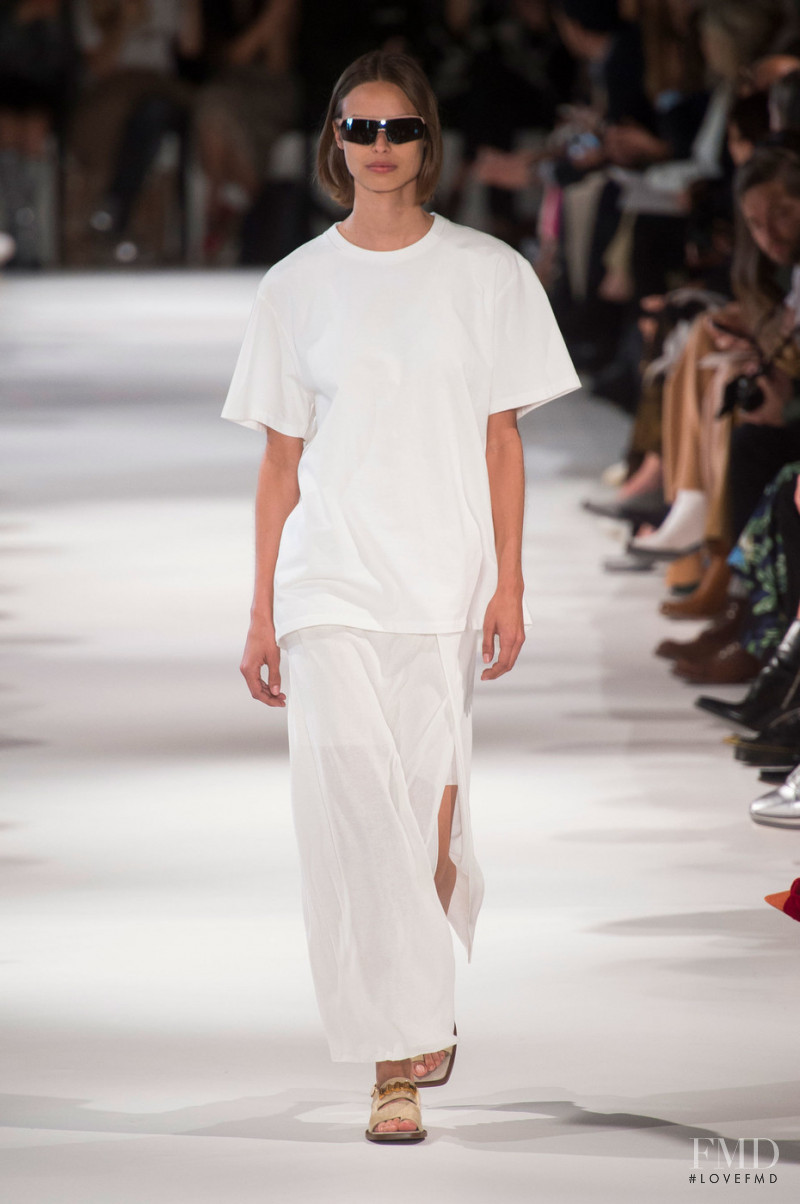 Birgit Kos featured in  the Stella McCartney fashion show for Spring/Summer 2018