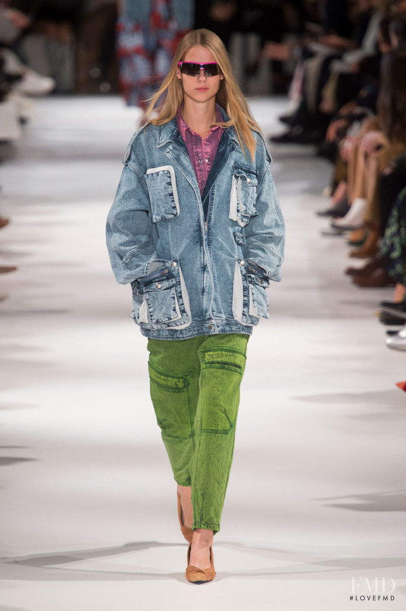 Sofie Hemmet featured in  the Stella McCartney fashion show for Spring/Summer 2018